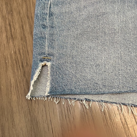 HIGH RISE STRAIGHT OLD NAVY JEAN SHORTS 12 - Picture 4 of 12